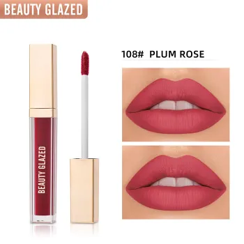 Beauty Glazed True Matte Liquid Lipstick 108 Plum Rose